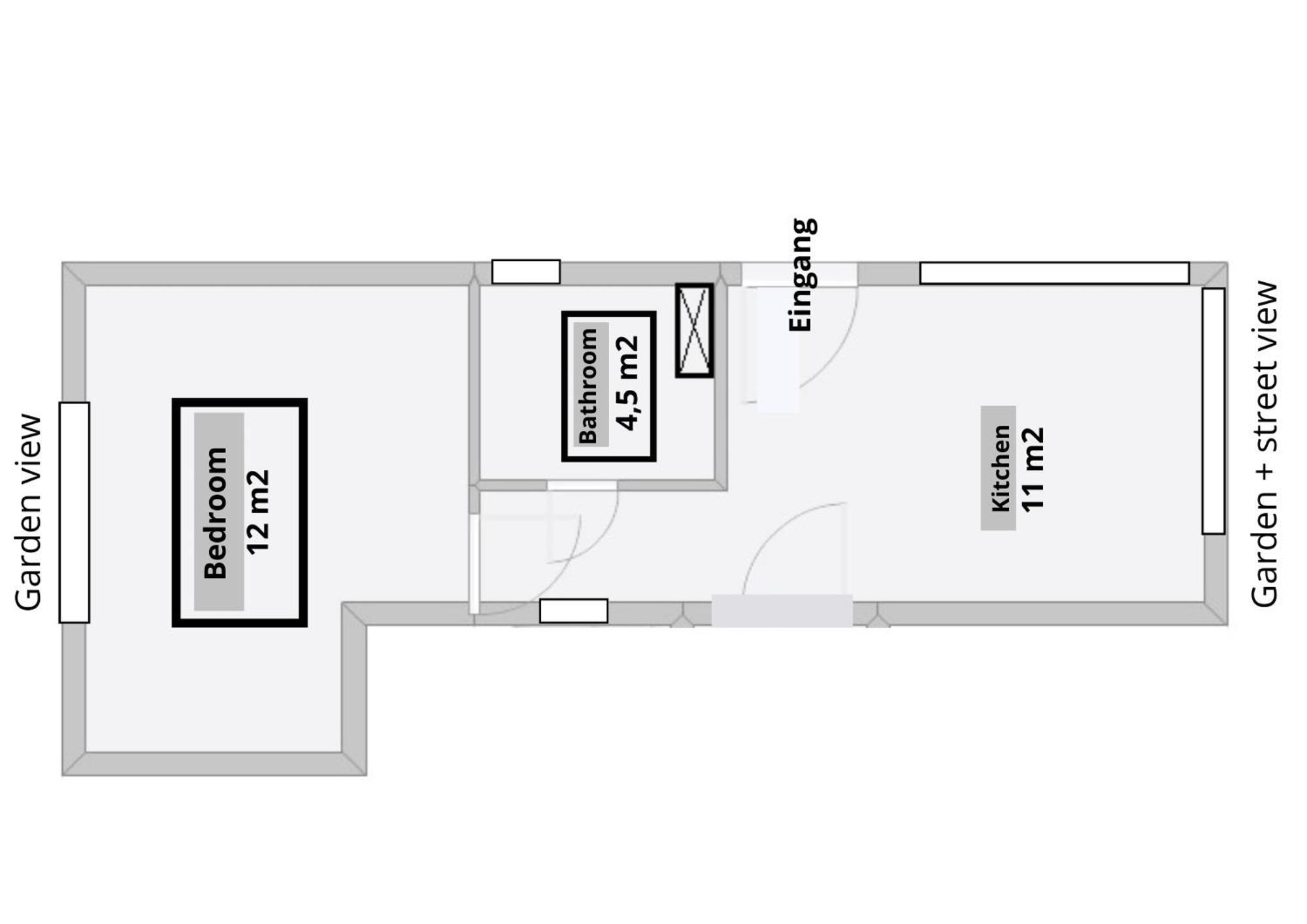 Mini-Apartment Ruhig Und Verkehrsguenstig In برلين المظهر الخارجي الصورة
